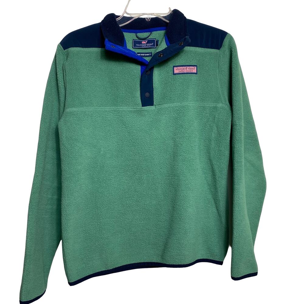 Vineyard‎ Vines Sheep Shirt XS Green and Blue (2584)